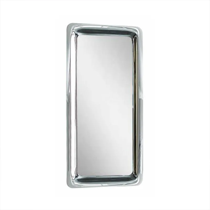 مرآة مكعب السكر الإبداعية المصنوعة من الفولاذ المقاوم للصدأ لغرفة المعيشة في الفندق، مرآة مثبتة على الحائط، مرآة كاملة الطول من الأرض إلى السقف لكامل الجسم