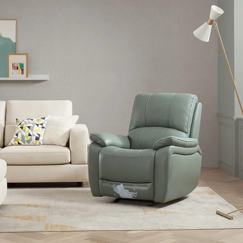 

Massage Leather Recliner Sofa Luxury Nordic Electric Relax Recliner Sofa Single Small Canape Multifonction Furniture
