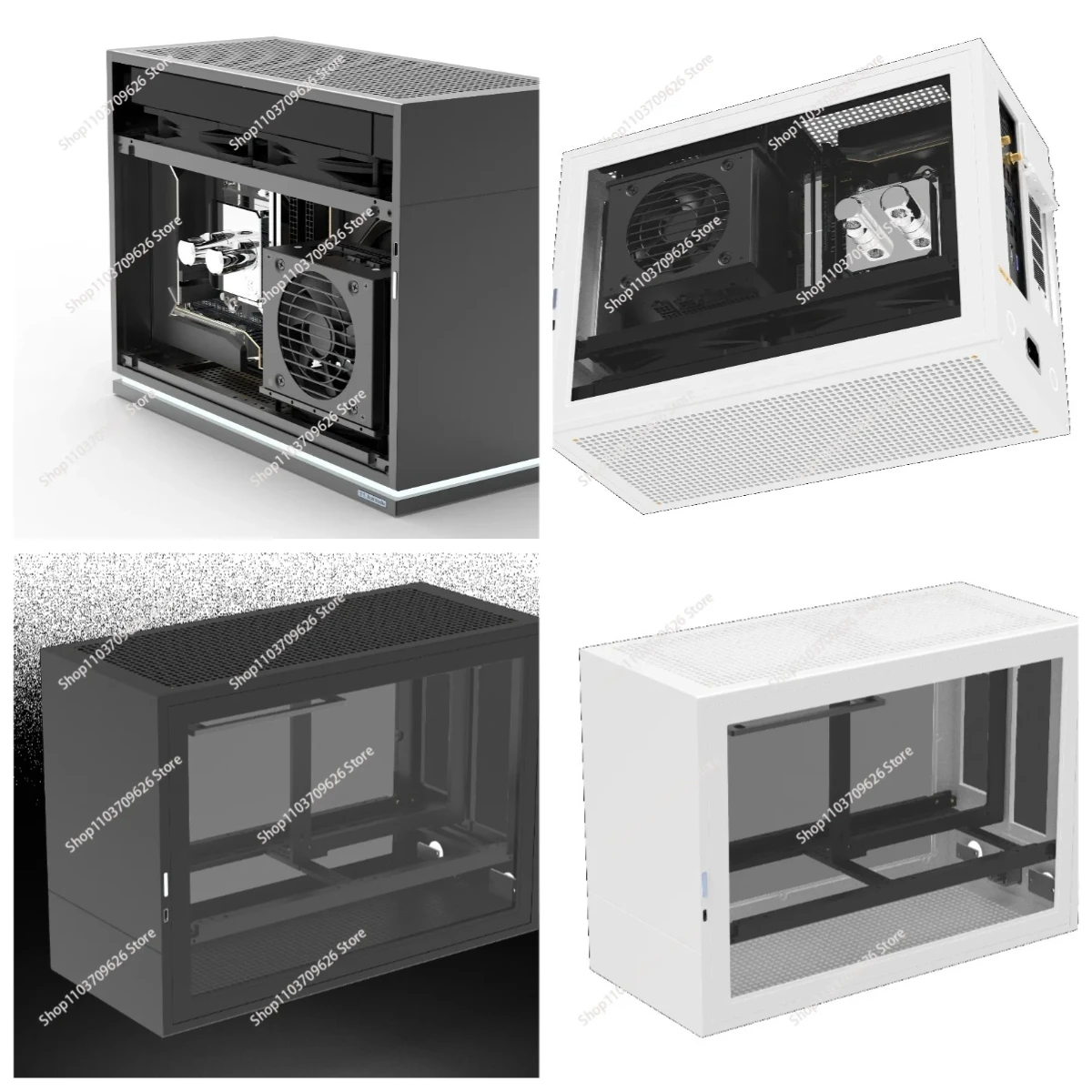 

Gold Seller [3.5 in Stock] Acat Xpro Chassis, 280 Water-cooled Three Slot Graphics Card ITX Chassis, Formd T1 Chassis
