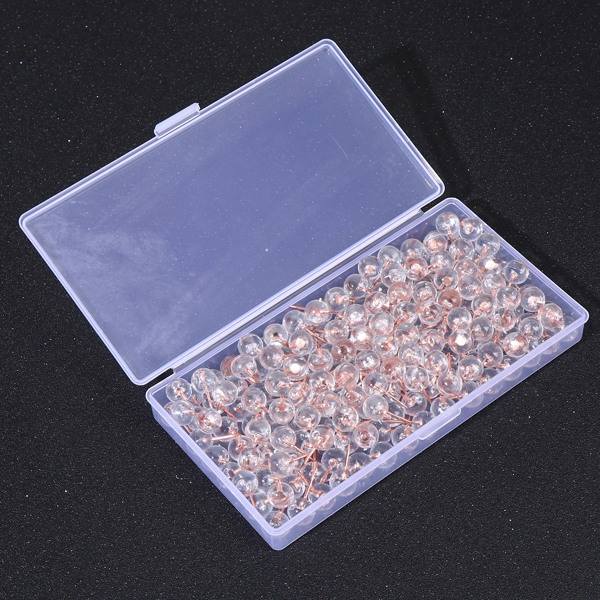 

Transparent Pushpins Plastic Ideal School Office Home Map Pushpins Travel Photos Calendars Safe Stainless