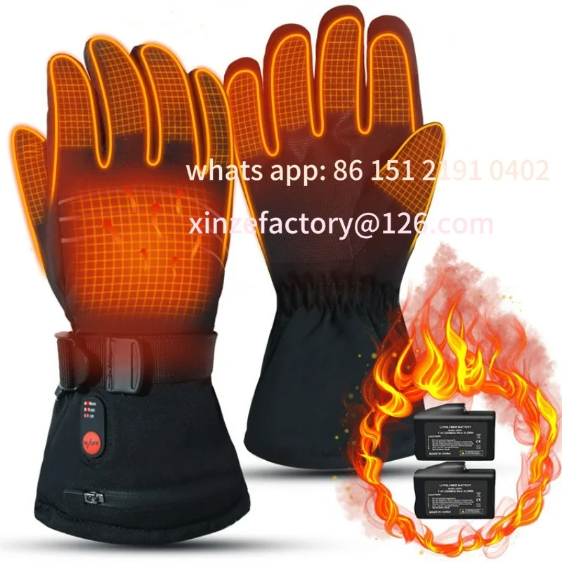 Customizable Winter Heating Gloves Outdoor Ski Riding Heating Smart USB Electric Heating Hand Warmer