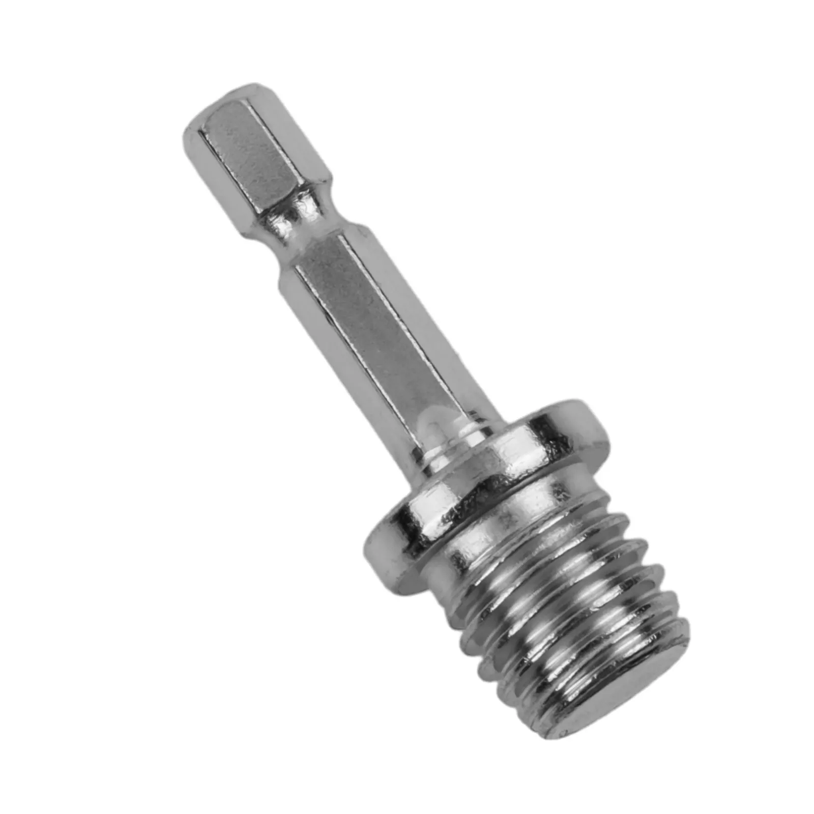 Drill Adapter With Hex Shank And For M14 Thread For Mechanical Interface Between Electric Drill And Polishing Disk