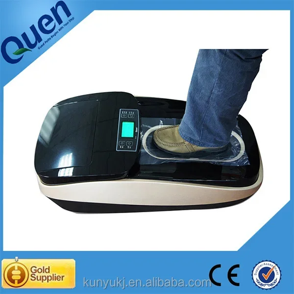 Intelligent disposable shoe wrapping machine for lab