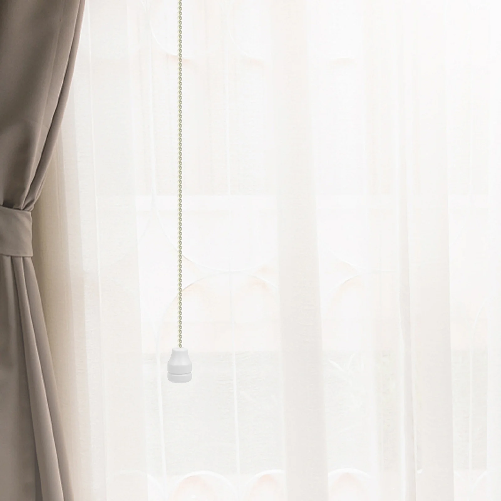 

6pcs Wooden Blind Pull Cord Knobs, Blinds Accessories Parts, Wood Cord Tassels For Window Curtain Crafts, Replacement Pull Ends,