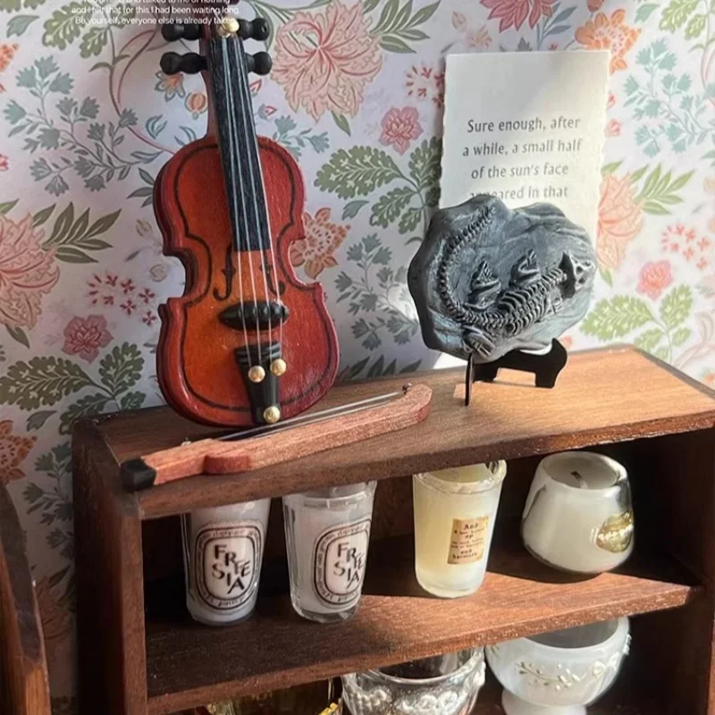 Bjd Ob11 Gsc Blyth Lol 미니 모델 인형 집 가구 액세서리 빈티지 식료품 점 토끼 꽃병 양고기 곰 고양이 개 물고기 탱크