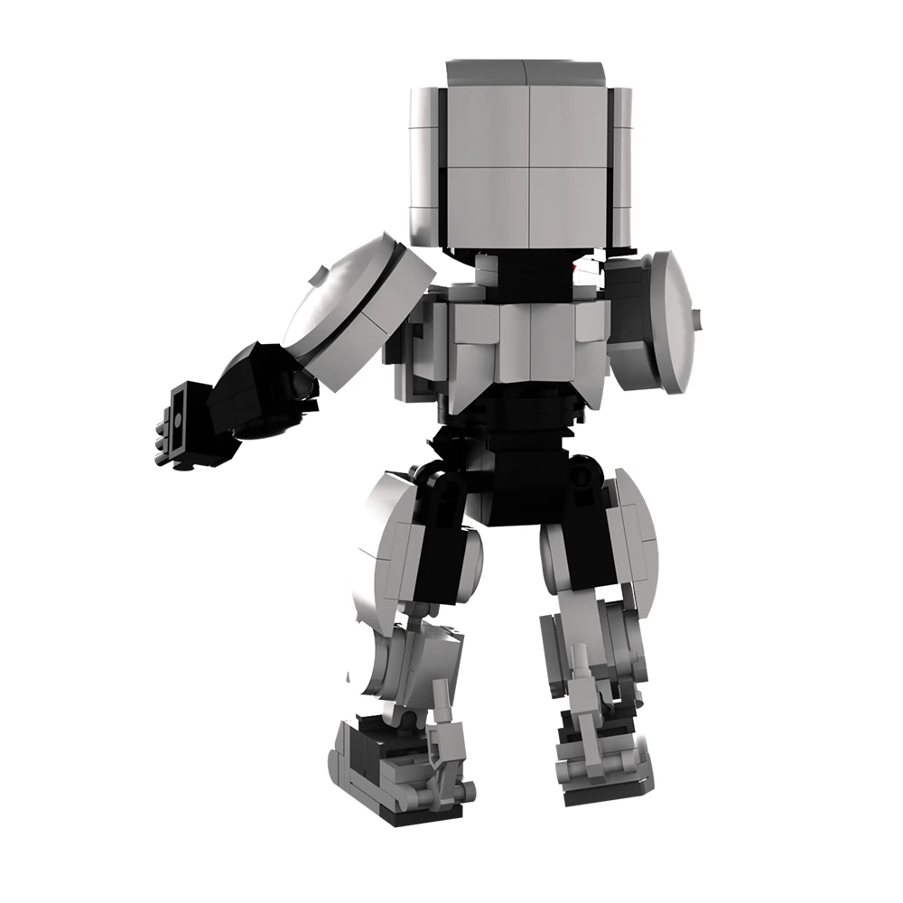 MOC Robocop Robot bloques de construcción mecánica, policía de guerra, modelo de figura de película de acción, bloques de construcción, juguetes educativos para niños, regalos