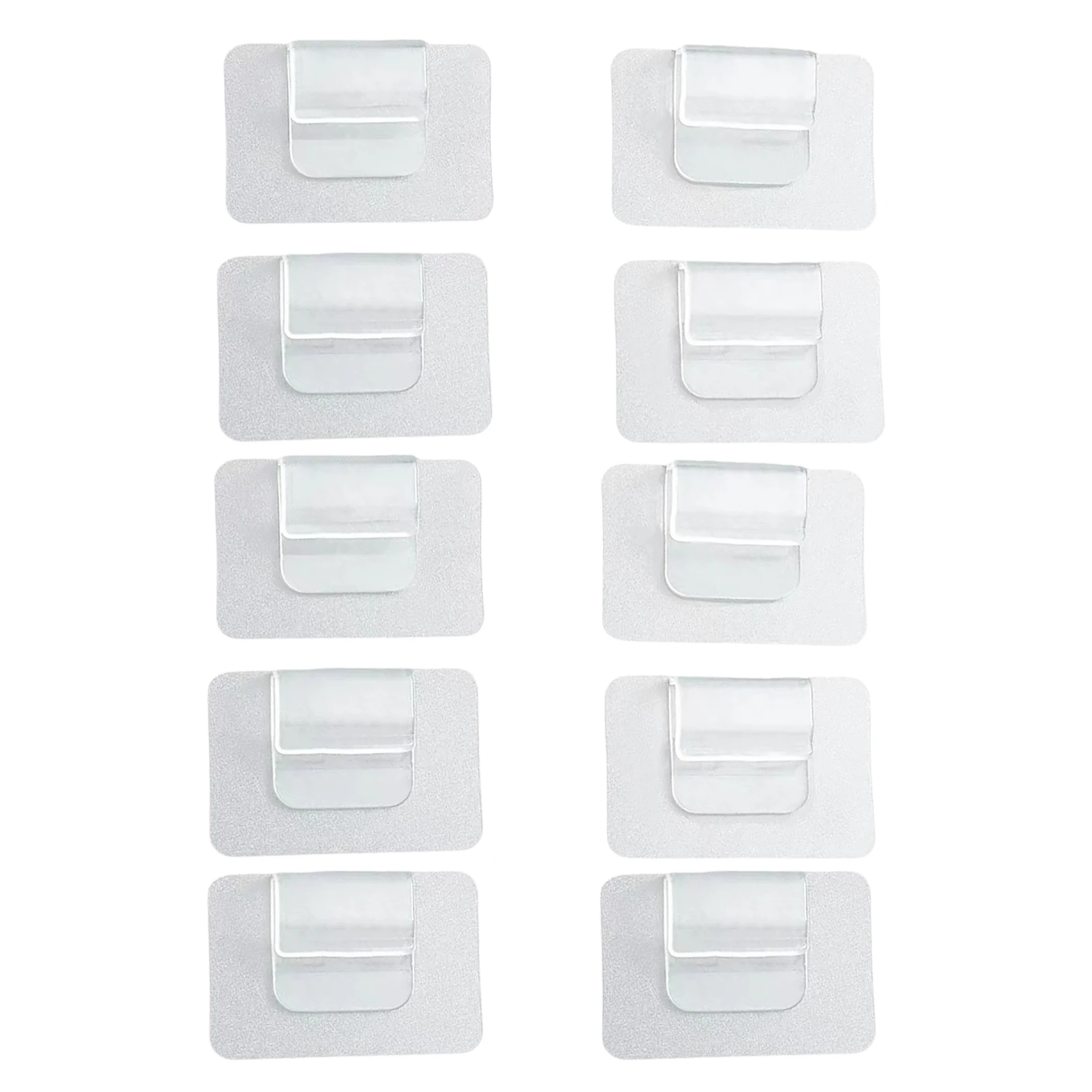 10pcs Car Floor Mat Clips Strong Self Adhesive Fastener Auto Carpet Fixed Clamp Transparent Kitchen Bathroom Storage Hooks