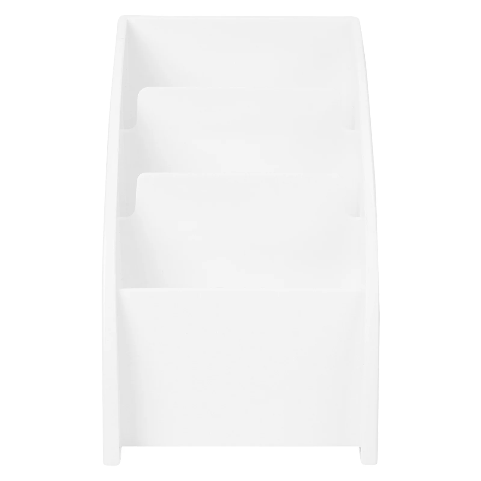 البلاستيك الأبيض منظم سطح المكتب حقيبة للتخزين لمكتب المنزل مكتب التحكم عن بعد الهاتف القرطاسية حامل سطح المكتب حقيبة للتخزين