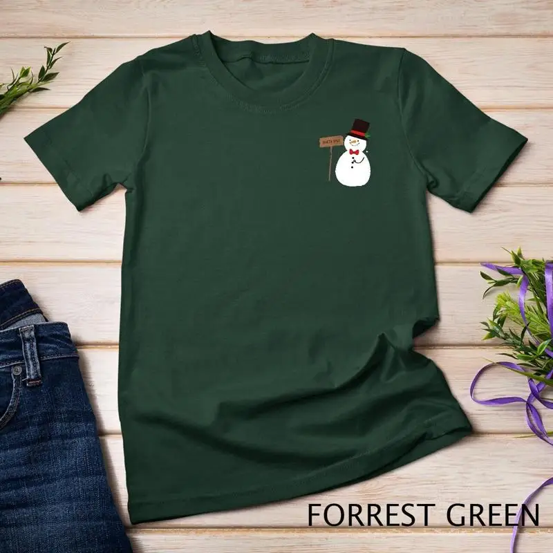 

Merry Christmas Snowman 1 T shirt Unisex T shirt