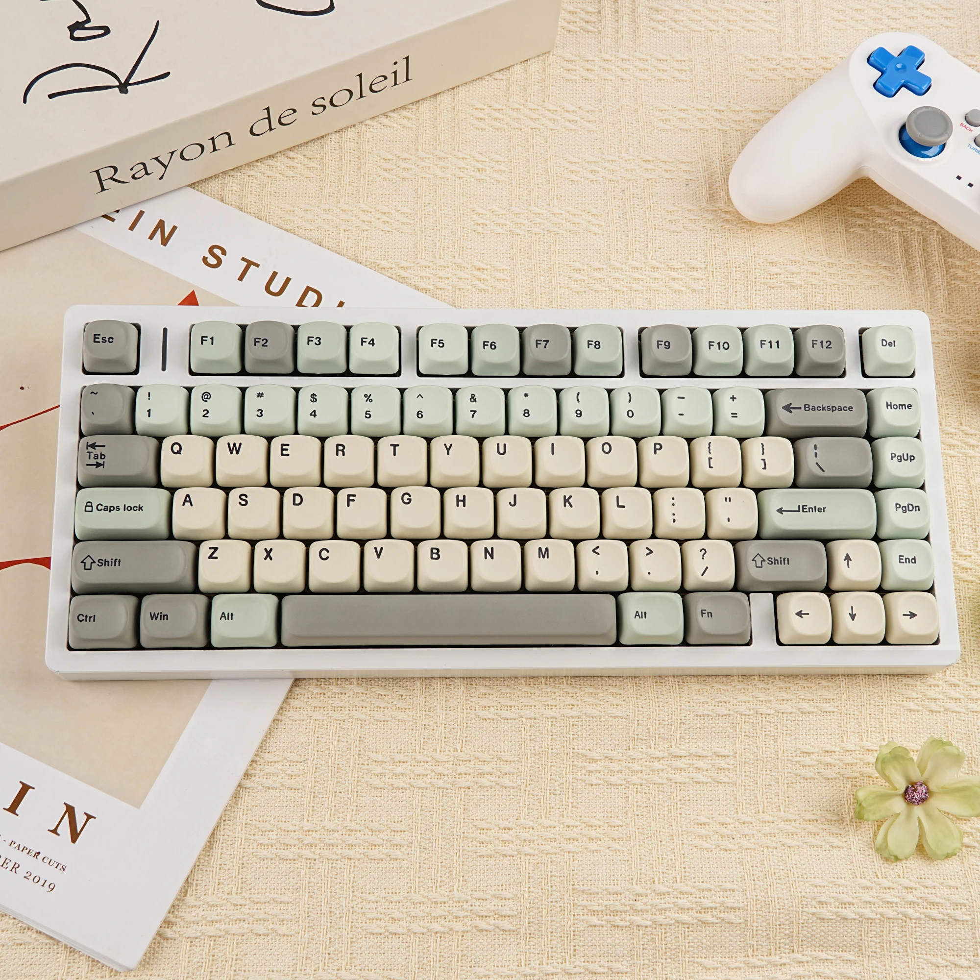 MOA Keycaps Set PBT Dye Sub Keycap Korean Russian UK ISO German Spanish French Abnt2 For Mx Switch Mechanical Keyboard Custom