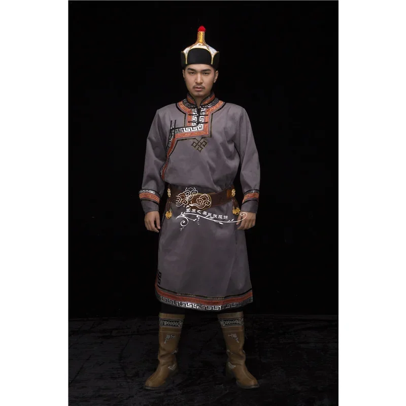 Mongolische Robe, ethnische Minderheit, Bühnenkostüm, tägliche Hochzeit, ohne Hut