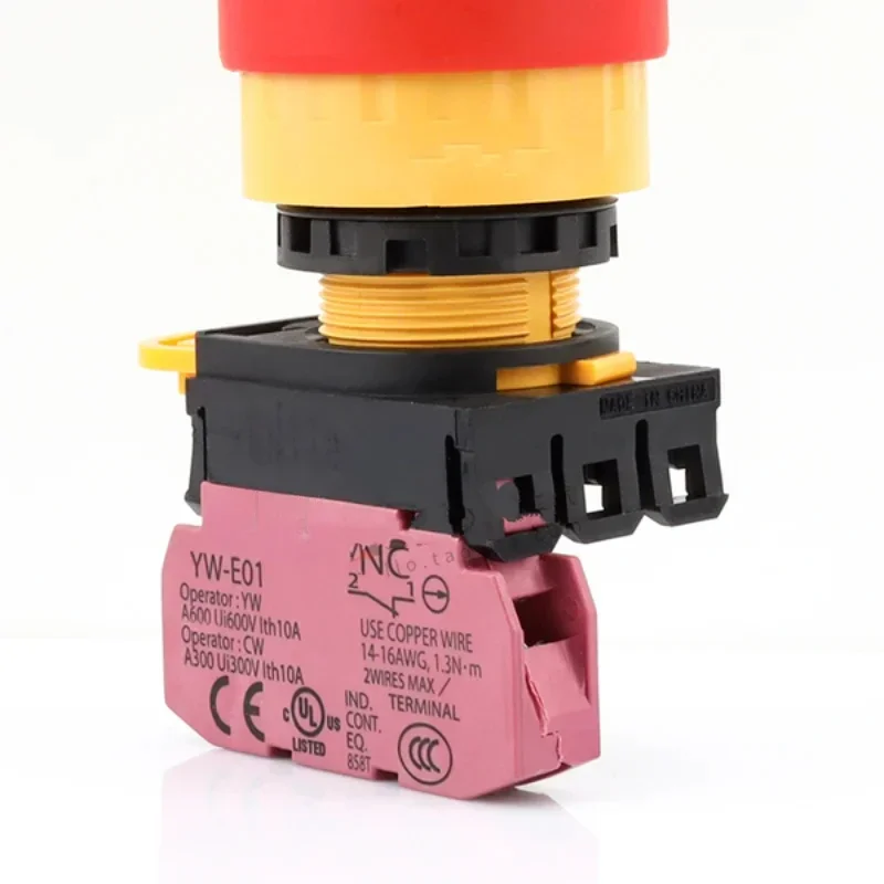 Elevator IDEC Emergency Stop Switch YW1B-V YW-E01