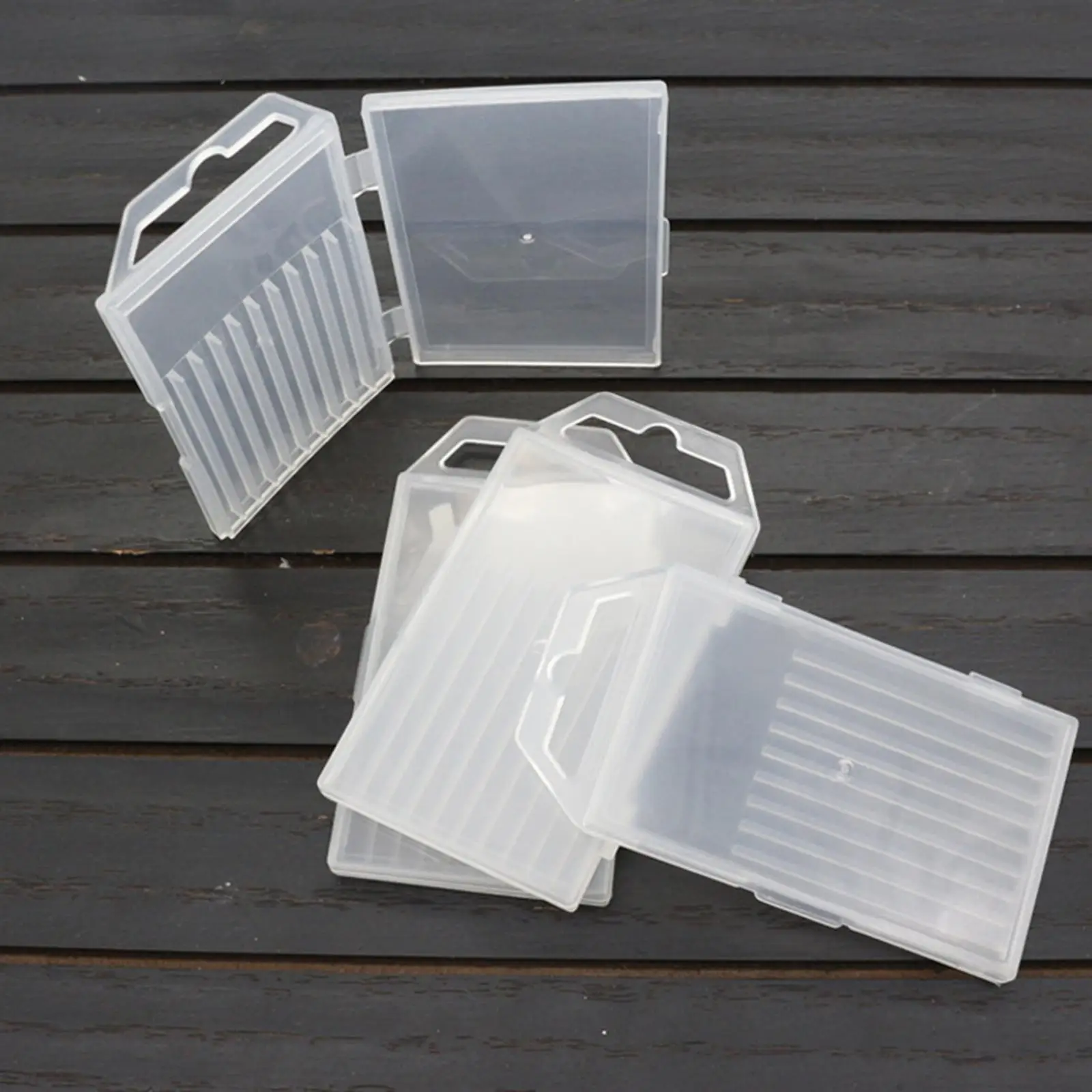 

Tool Packaging Storage Box Clear PP Drill Bit Organizer Small Parts Case Container for 10mm Drill Bit Set