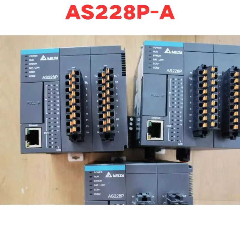 Second-hand AS228P-A PLC Programmable Logic Controller Tested OK