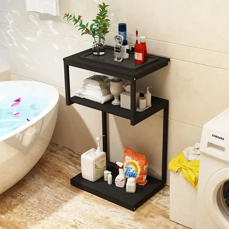 

New Bathroom Multi-layer Toilet Storage Table Floor-standing Toilet Locker Toilet Multi-functional Storage Rack