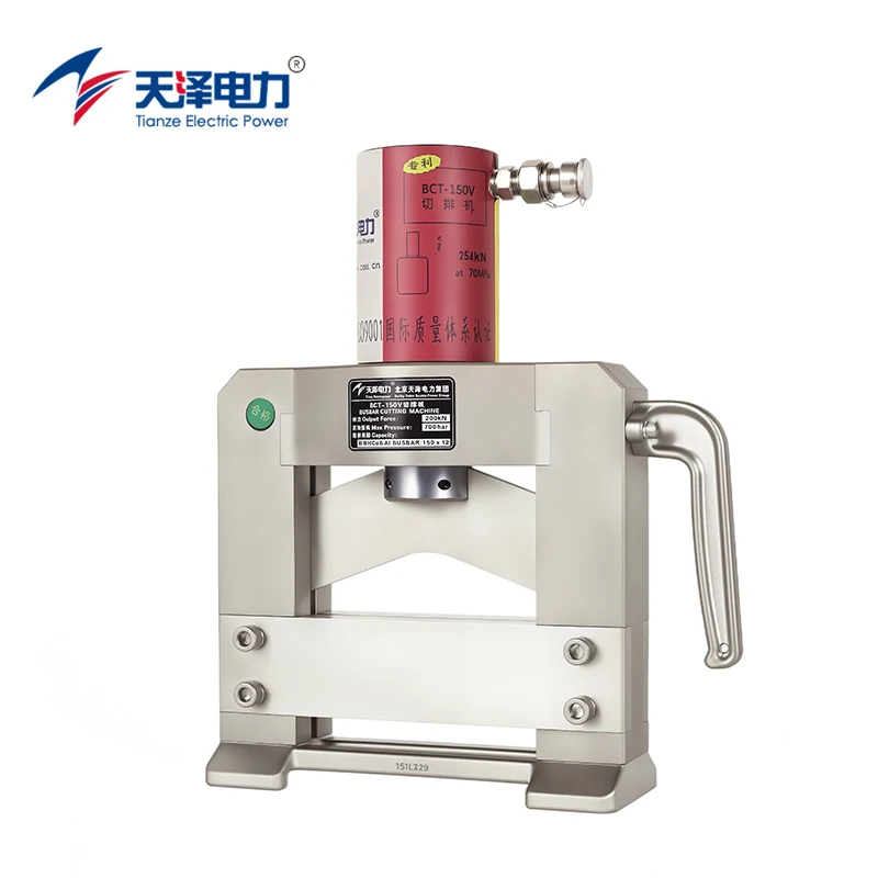 BCT-150 150mm Hydraulic Busbar Cutter Steel Angle Hydraulic Cutting Machine Tool Bus Bar Angle Iron Cutter