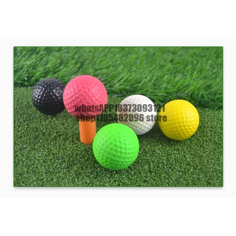 Home Indoor Golf Training Ball Sponge Soft Ball Playground Practice Color