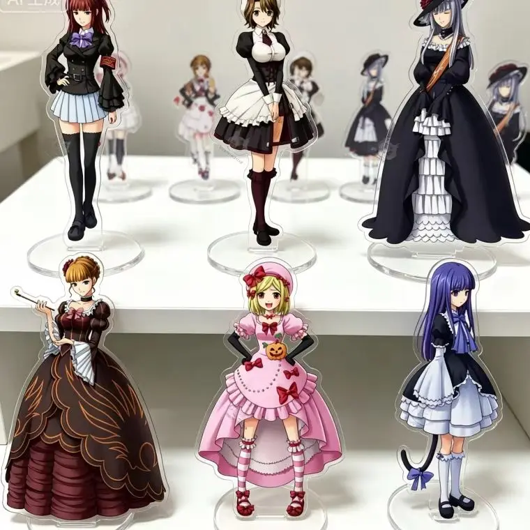 Umineko When They Cry 15cm Beatrice Furudo Erika Bernkastel Acrylic Stand Model Keychain Desk Decorations Animation Periphera