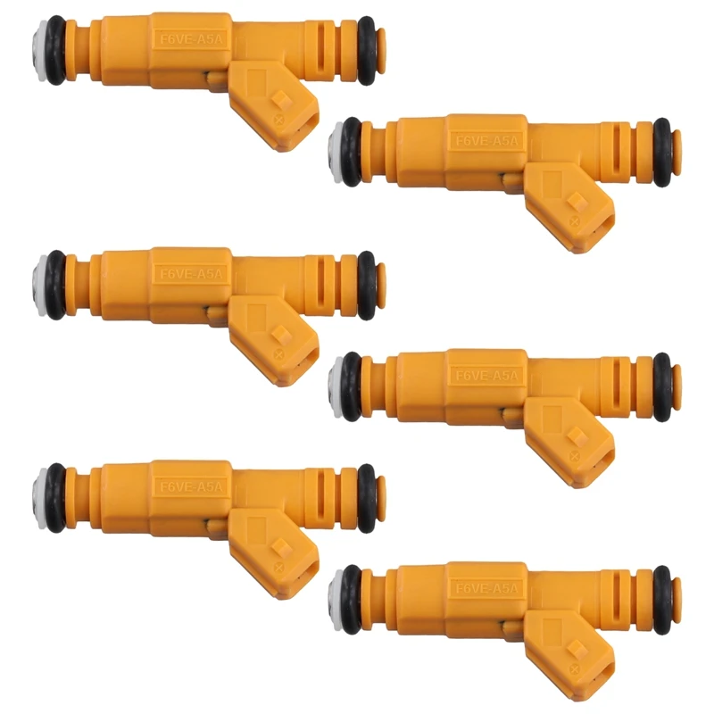 6PCS 0280155710 New Fuel Injector Nozzle For JEEP 87-98 CHEROKEE WRANGLER COMANCHE 4.0L