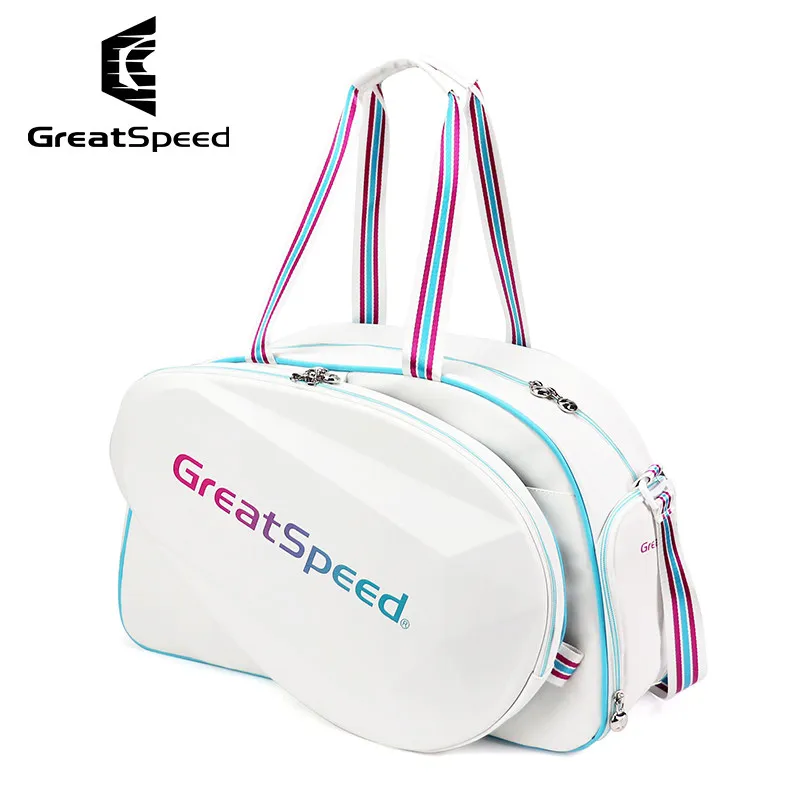 

2026 GreatSpeed Tennis Racquet Bag Women Large Capacity 2Pack Squash Tennis Racket Bag Shoe Compartment Tennis Badminton Handbag