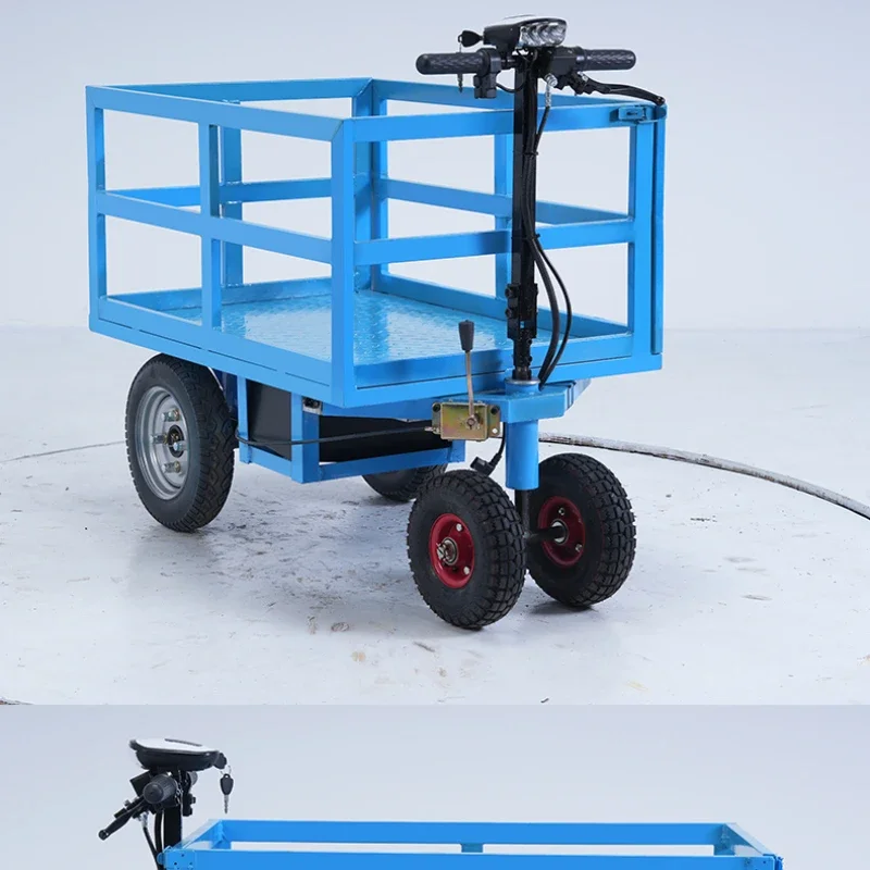 Special electric flatbed truck push-pull handling