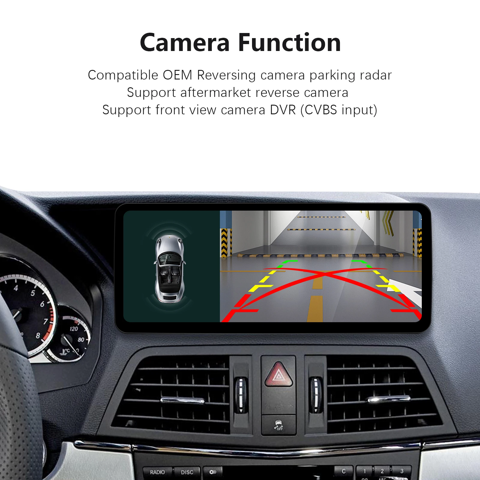 12.3 "Ultra Stretto Linux Android Auto CarPlay Per Mercedes Benz Classe E C207 W207 4.0/4.5/5.0 Radio Multimedia Stereo ScreenAudio