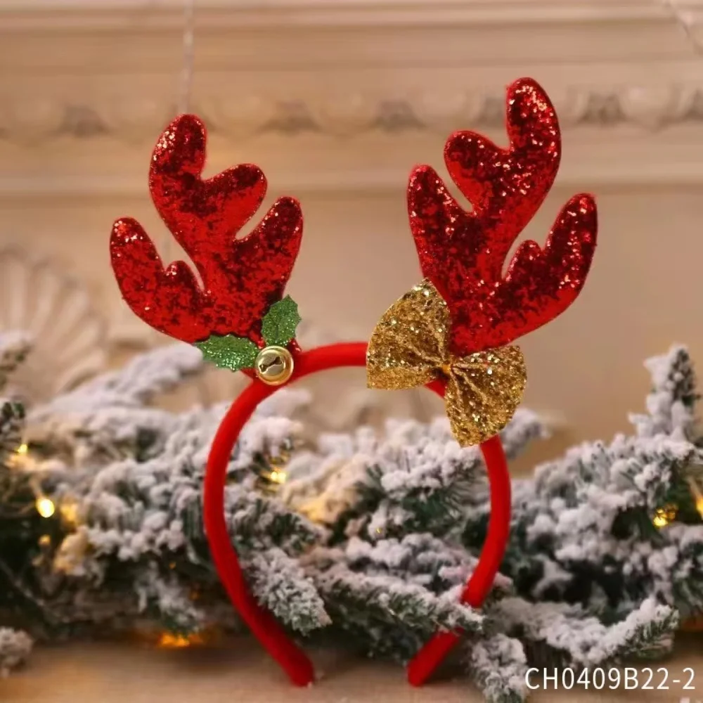 PESENAR Christmas-themed outfit that includes a headband glasses and fishnet stockings Perfect for a Christmas party