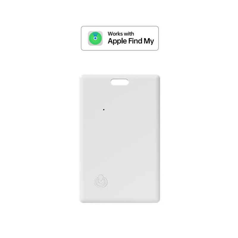 Schlanke Geldbörsen-Tracker-Karte Smart Tag Kompatibel mit Find My (nur iOS) AirTag Bluetooth-Suchgerät Geldbörsen-Finder-Karte
