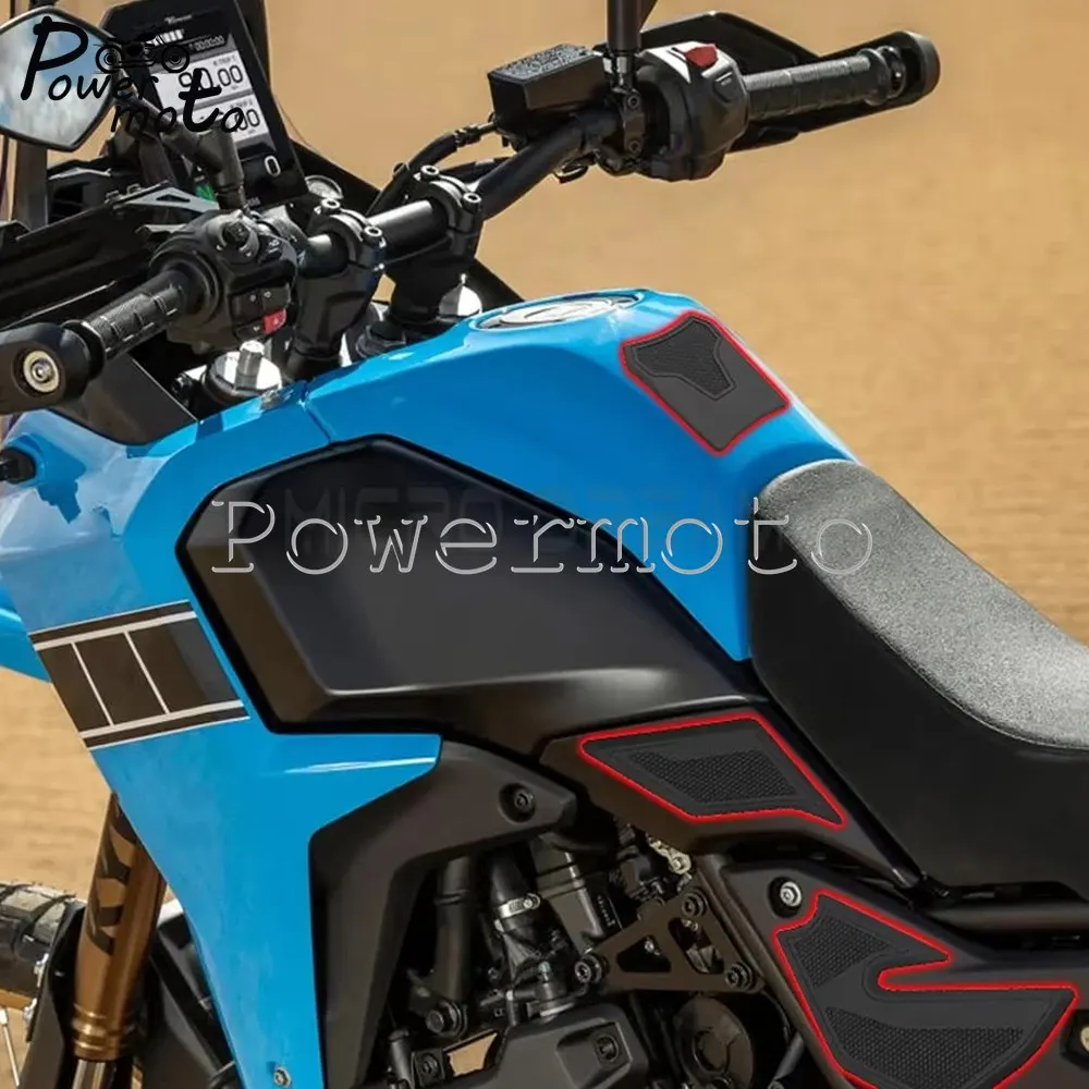 Motorcycle Slip Resistant Fuel Tank Side Pad Rubber Anti Scratch Panel Cover Durable Protective Decal For Yamaha Tenere 700 2025