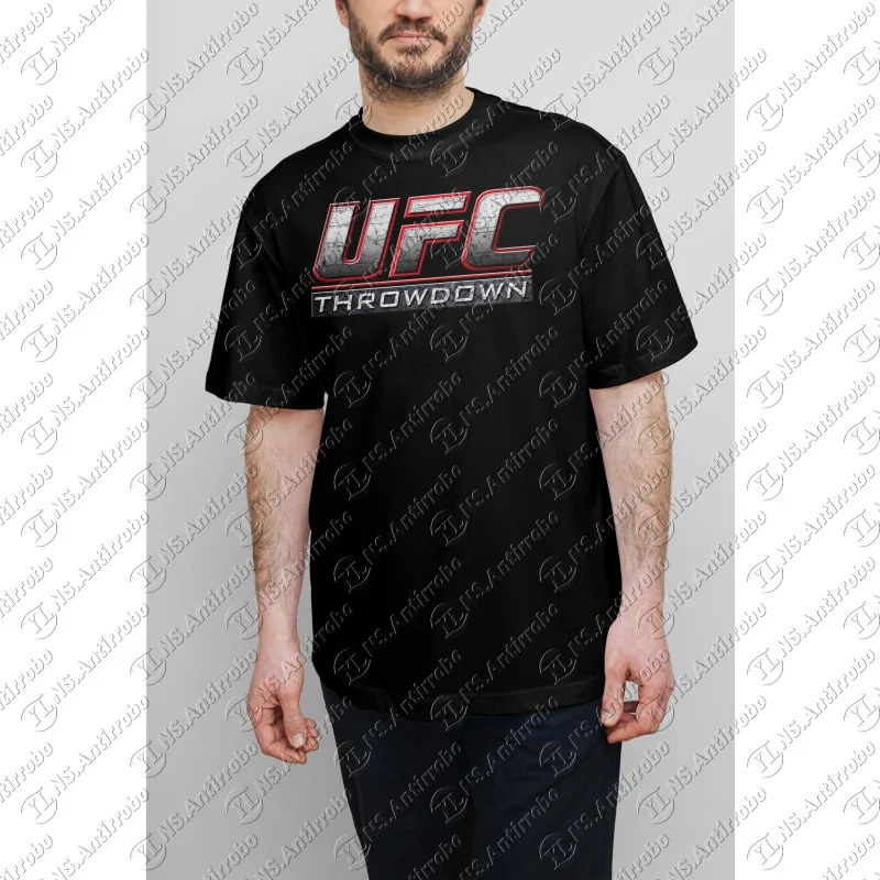 

The popular UFC combat boxing breathable fashionable and quick-drying men's short-sleeved T-shirt in summer 2025