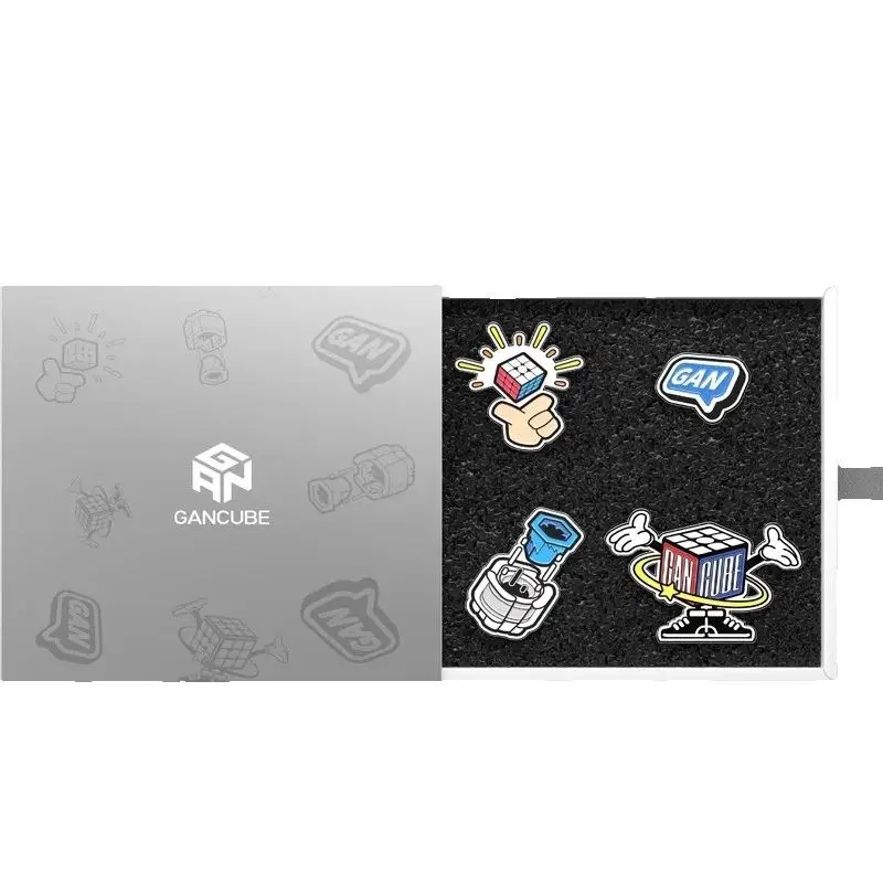 

Gan Cube Badge gift box, brooch, commemorative medal, children's gift, pendant and accessory
