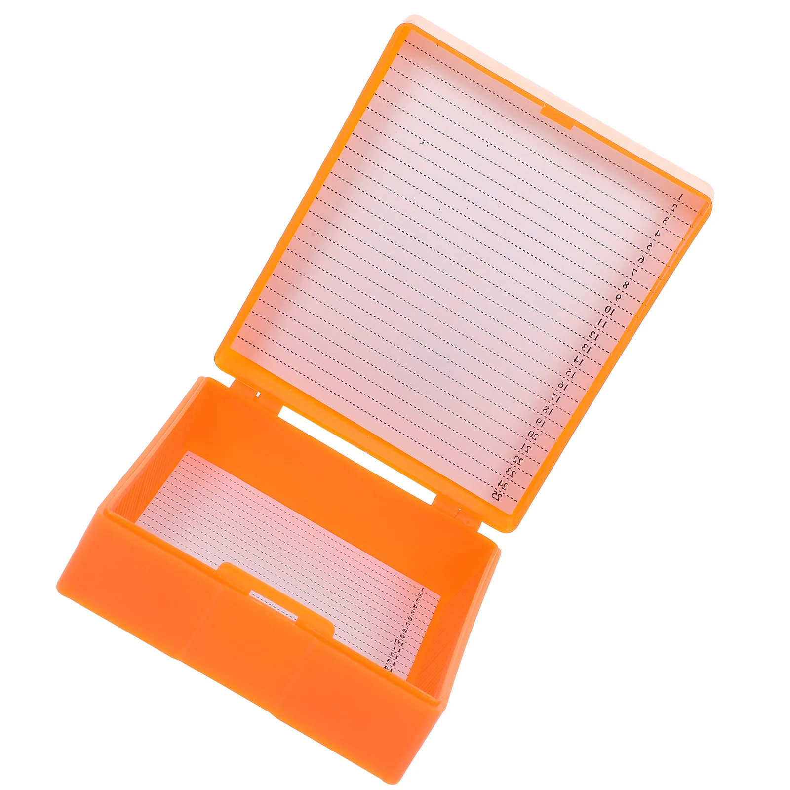 

Microscope Slide Storage Box 1 Unit Robust ABS Build Scratch Resistant Surface Easy Access Lid Perfect for Lab Technicians