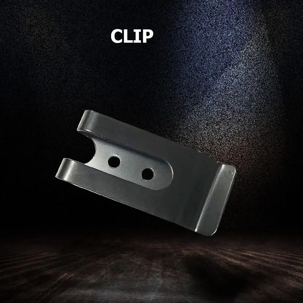 

Double Holes Loop Clasp Accessories Metal Belt Clip Buckle Spring Hook Belt Clip for Belt Bag Leather DIY for Wallets Pouches