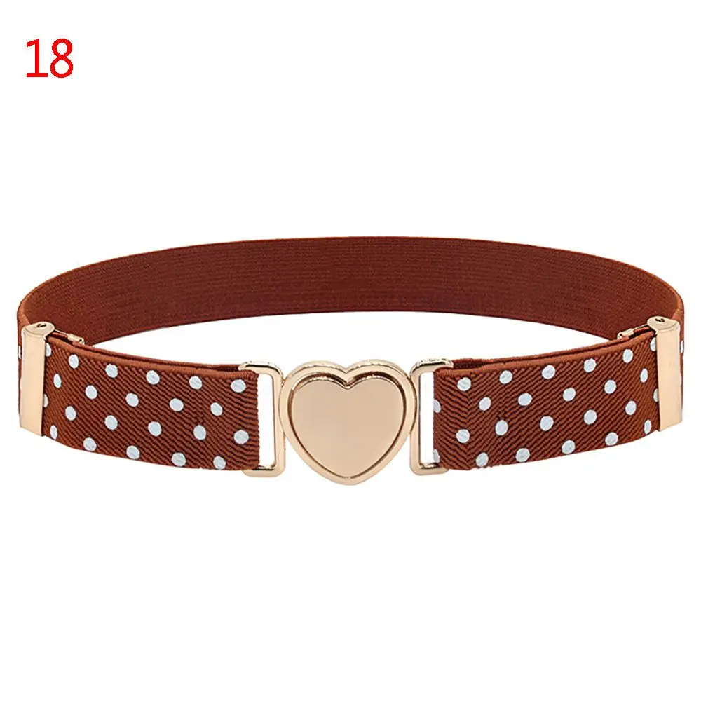 

Teen Stretch Kids Adjustable Elastic Belts Girls Dresses Waist Belt