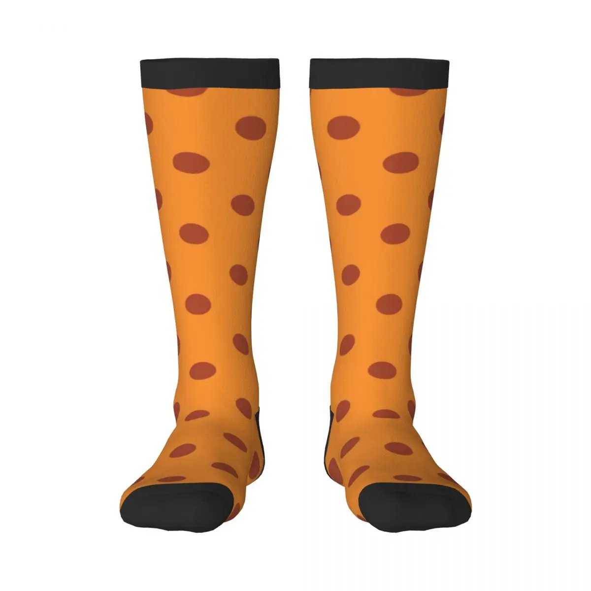 High Socks Halloween Polk Dots Pattern Over Knee Socks Streetwear Long Hosiery for Daily