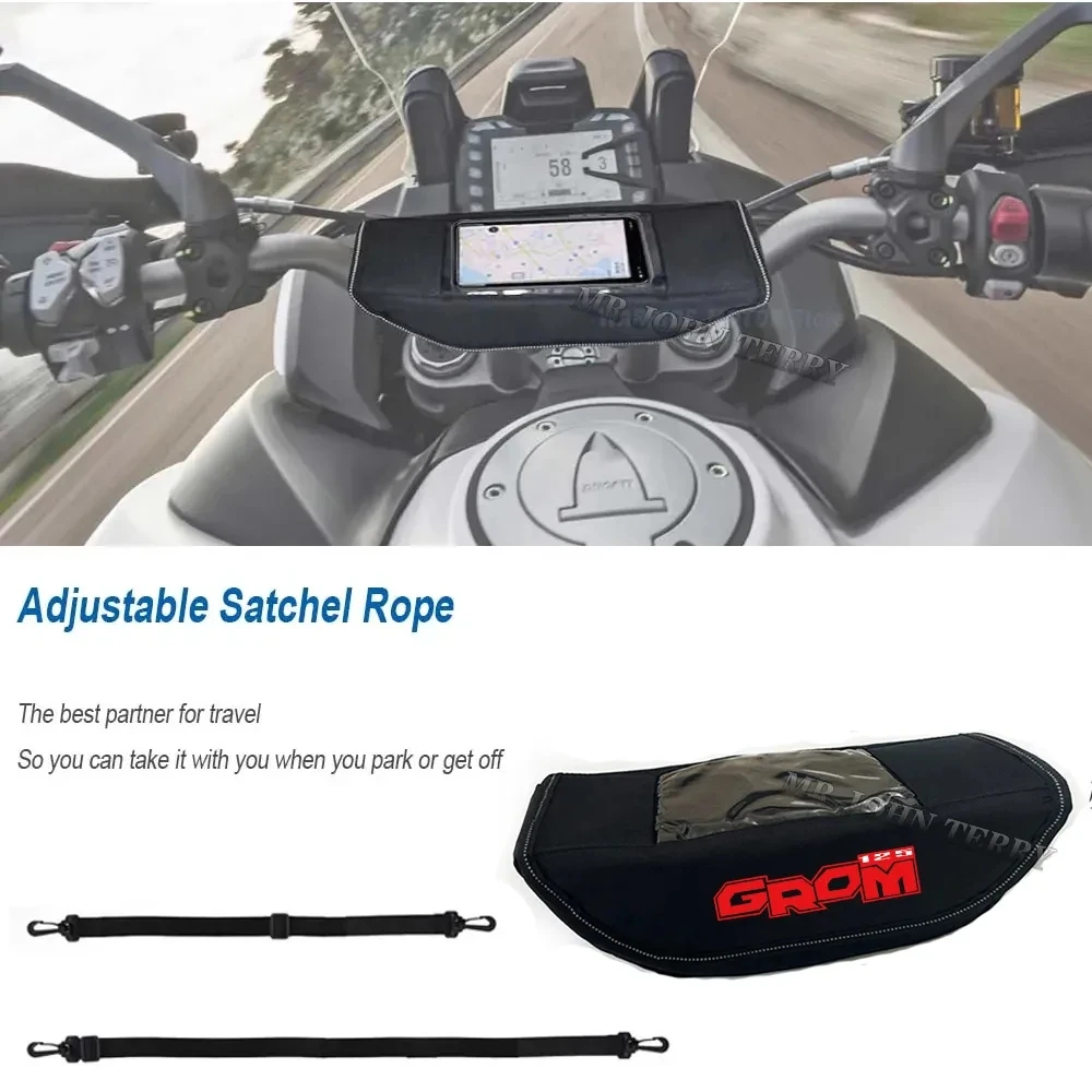 For HONDA Grom Msx125 Grom125 Grom Motorcycle accessory Waterproof And Dustproof Handlebar Storage Bag