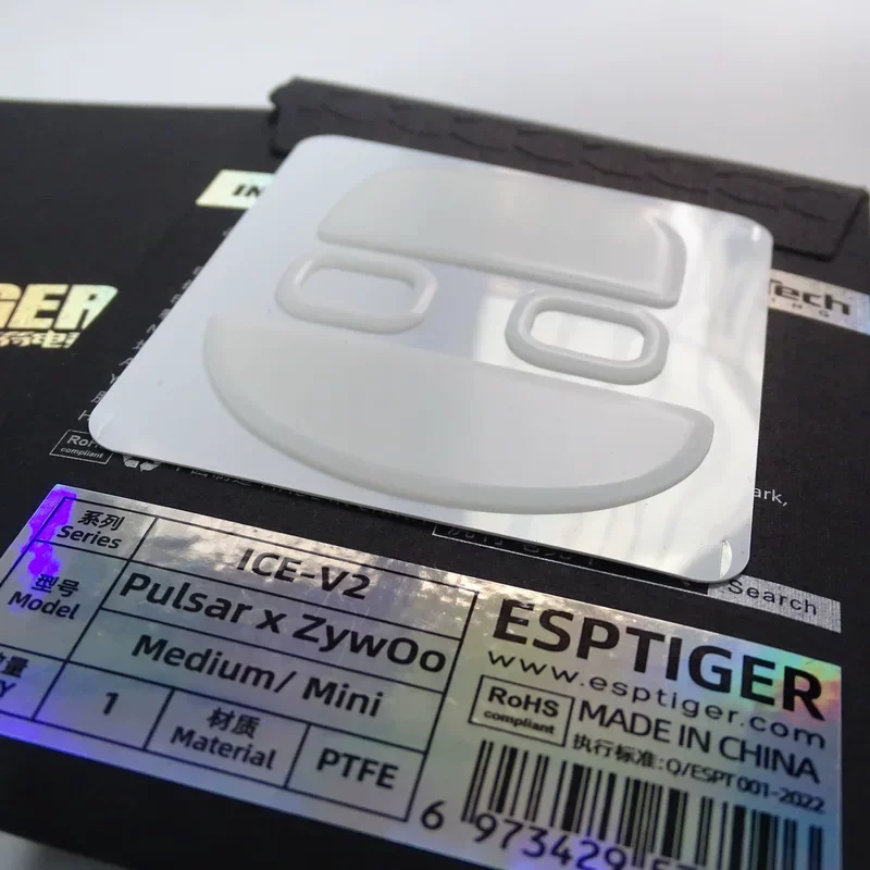 ESPTIGER ICE V2 Mouse Skates Feet For Pulsar Xlite V1 V2 V3 V4 Mini X2 Zywoo Tenz X2CL X3 Wireless CrazyLight Susanto-X ES FS-1