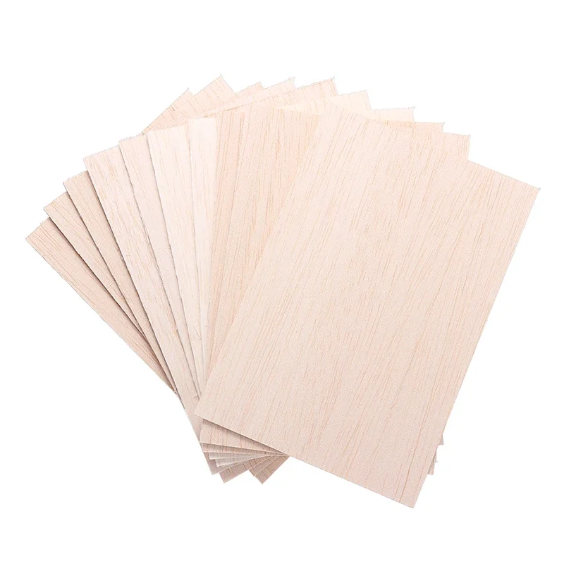 5-20Pcs Balsa Wood Sheet Assortment Kit, Balsa Wood Sheets Ply for School Projects & DIY Crafts, 1-8mm Thick Light Wood