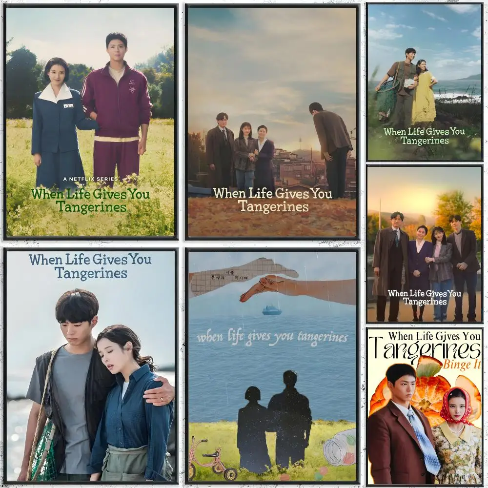 Korean Drama When Life Gives You Tangerines Poster HD Waterproof Self-Adhesive Wall Art – Multi-Scene Use Top Gift Pick
