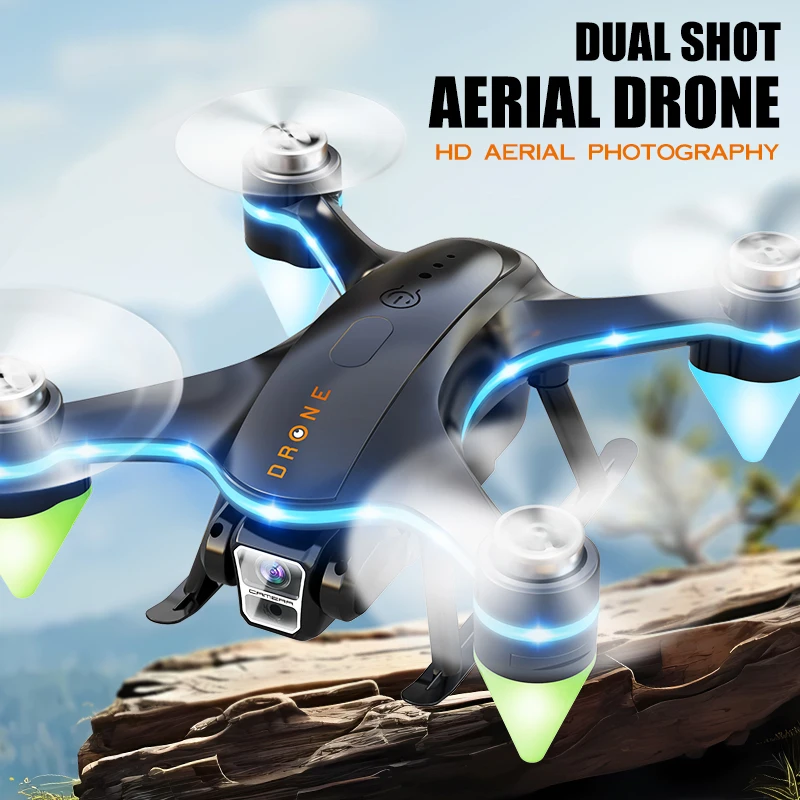 2.4G RC Drone 8K Dual กล้องรีโมทคอนโทรล Quadcopter 360 พลิก FPV WIFI การส่งผ่านแบบเรียลไทม์โหมด Headless Dron ของขวัญ