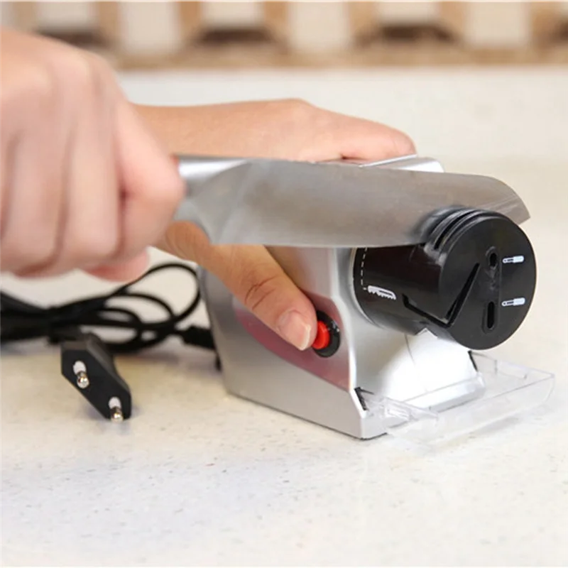 

P4-1 PCS Electric Knife Sharpener Professional Knives Sharpening Multi-Function EU Plug