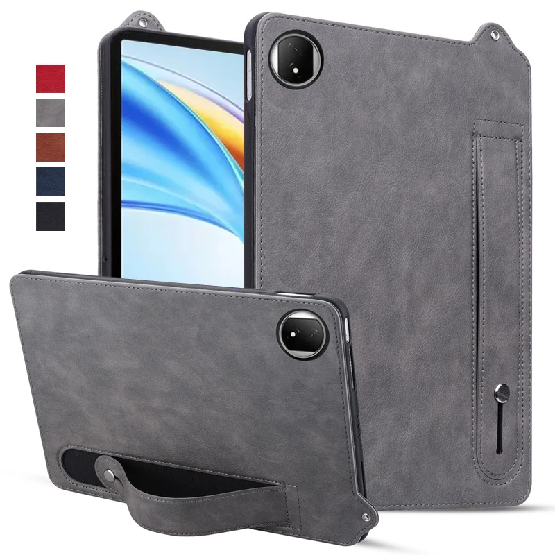 

For Honor Pad X7 Case PU Leather Soft TPU Stand Handheld Tablet Cover For Funda Honor Pad X7 2025 Case Coque 8.7 inch