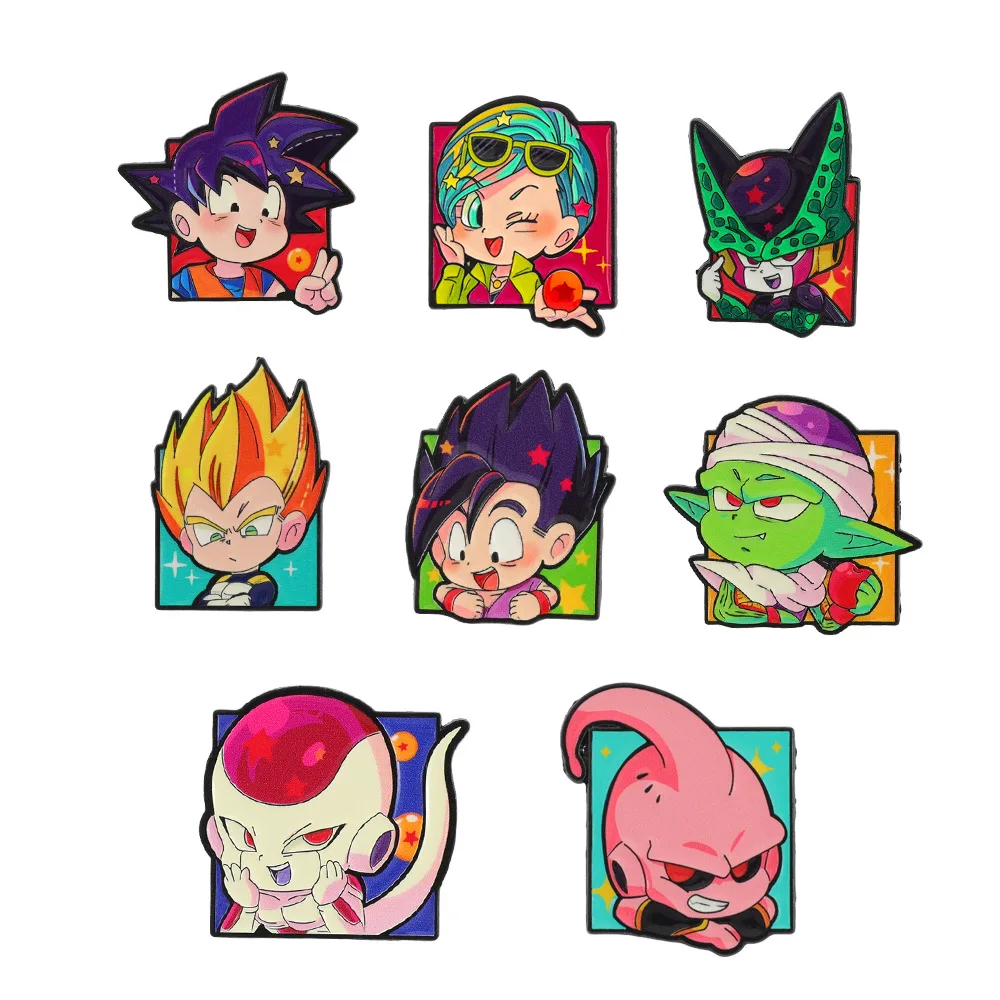Anime Emaille-Pins Cartoon-Abzeichen für Rucksäcke Damen-Broschen Hut-Anstecknadeln Cosplay-Accessoires Sammlerstücke Geschenke