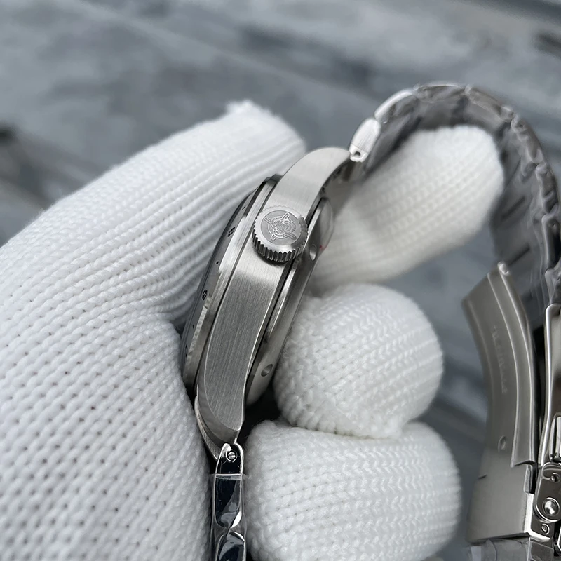 STEELDIVE Men GMT Watch 39MM Automatic Mechanical Wristwatch 20ATM Waterproof Luminous 4 Hands Sapphire NH34