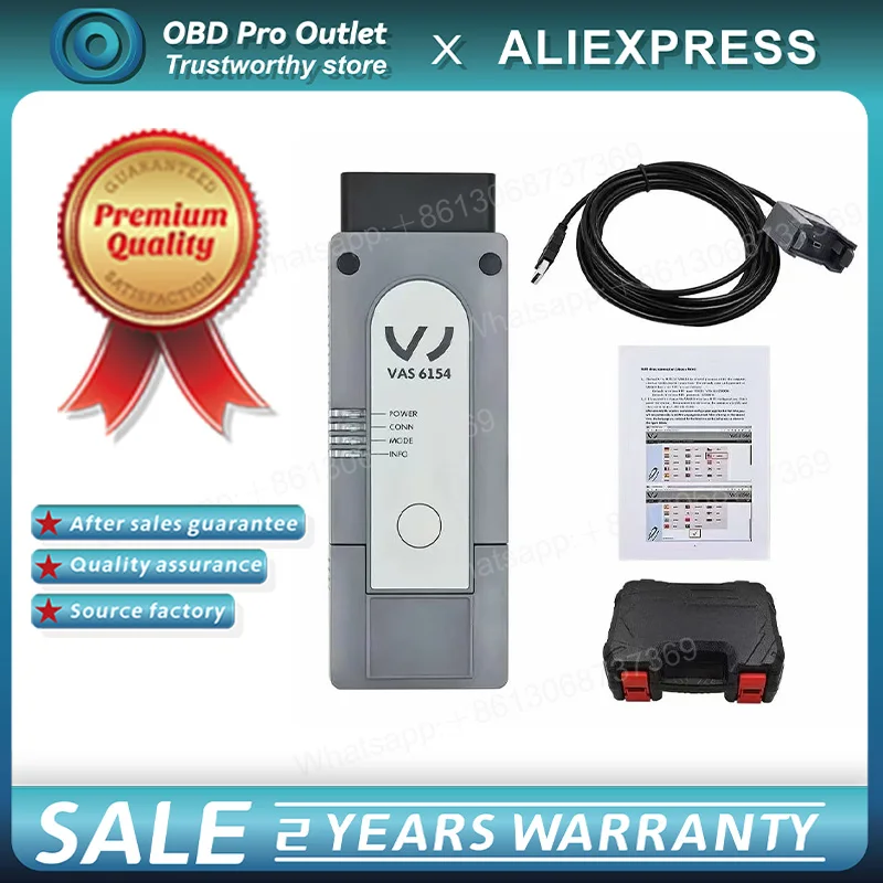 VW Newest 6154a DOIP Wifi As Original 1:1 OBD2 Scanner V23.01 Latest Full System Till 2025 Diagnostic Programming Tool 6154 DOIP