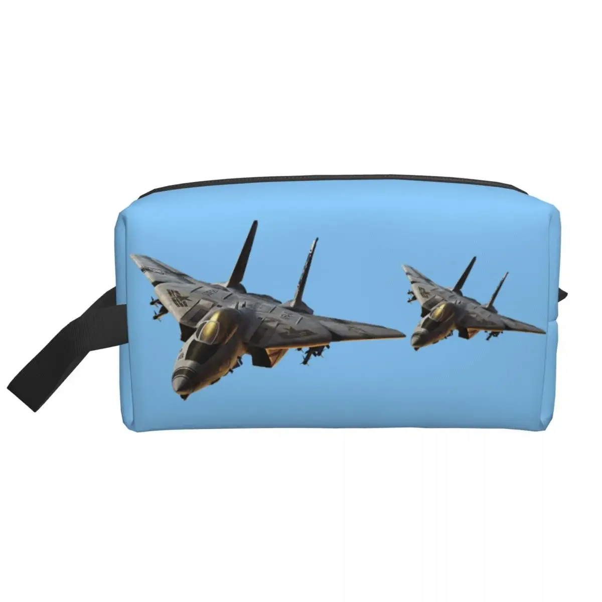 Top Gun Air Force Fighter Jets Makeup Bag Women Travel Cosmetic Organizer Fashion Storage Toiletry Bags