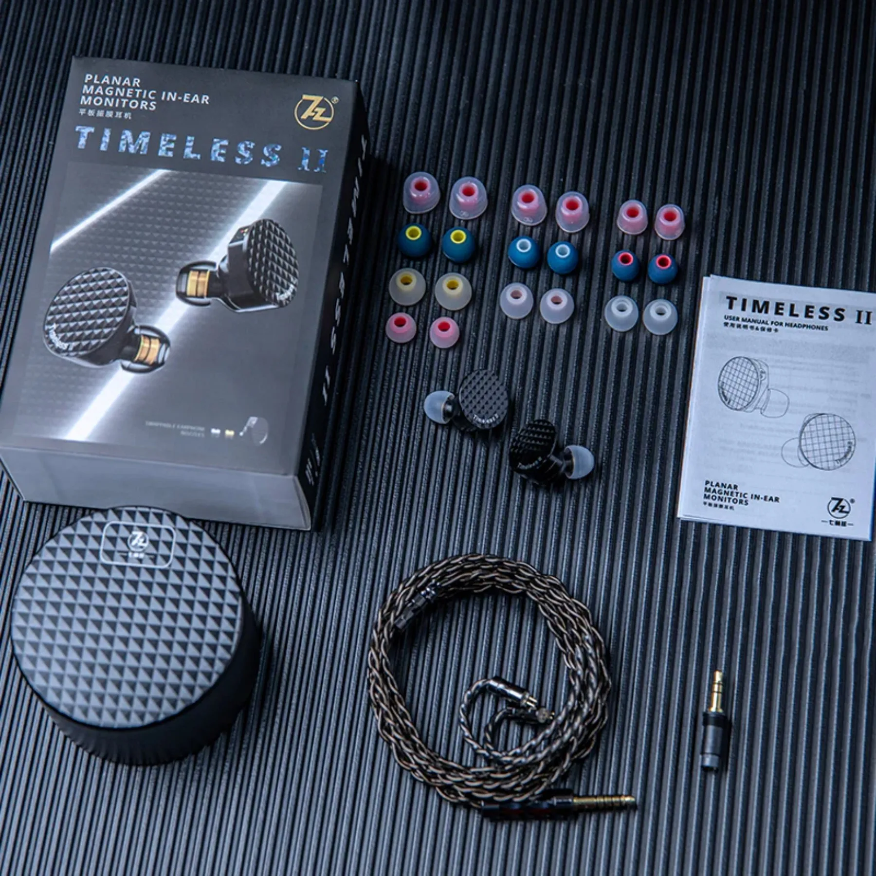 7 Hz Timeless II verbesserte 14,5 mm planare magnetische Treiber IEM Hifi kabelgebundene Ohrhörer mit abstimmbarer Düse 7N OCC-Kabel – Detail 5