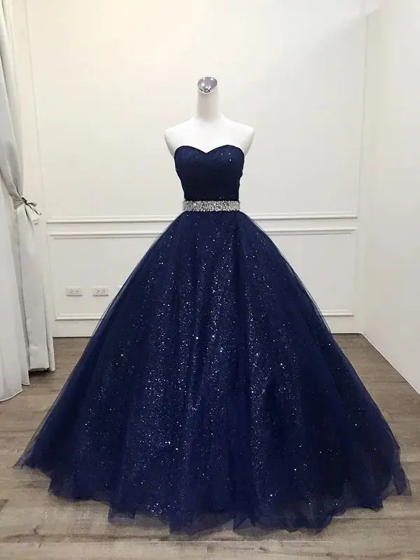 Vestido de baile com faixa de miçangas, Tule Lace Up, Vestidos Quinceanera, Vestidos de festa, Ocasiões formais, Sweet 16, 15