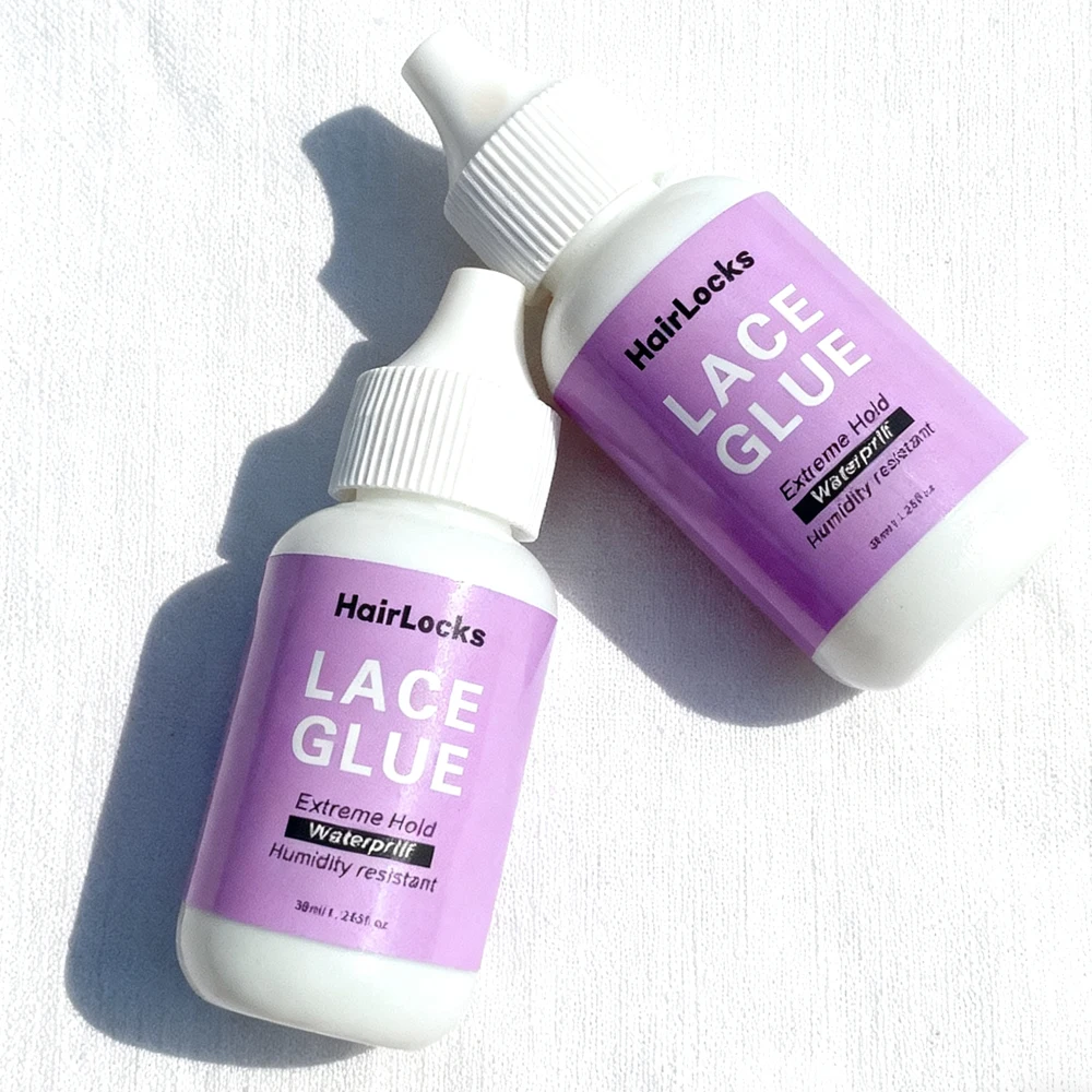 

2 шт. Водостойкий клей для париков с кружевной передней частью, 38 мл, суперпрочный клей для крепления париков, 1 шт. клей для волос, инструменты для укладки волос, 1.3 унции