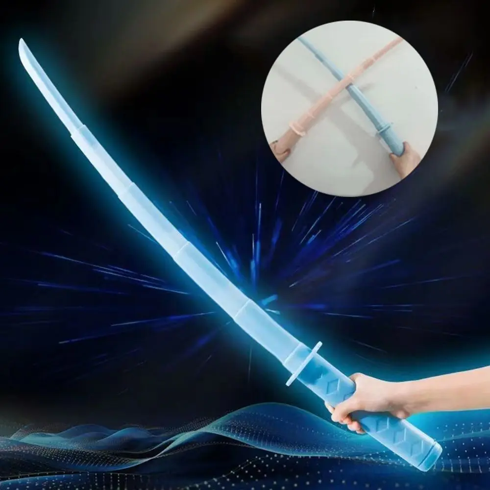 Telescopic 3D Gravity Katana Toys Plastic Anxiety Relief Retractable Katana Toy Sensory Toys Push Card Toy Decompression Toy